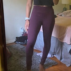 Aerie purple cotton leggings